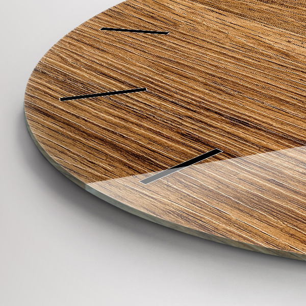 Horloge ronde Bois clair