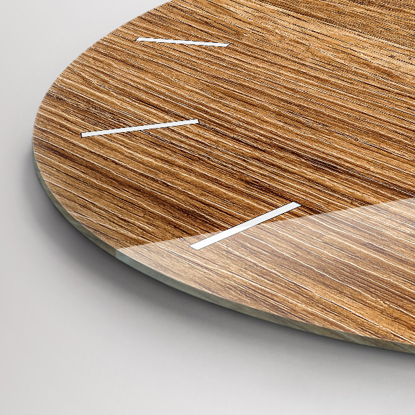 Horloge ronde Bois clair