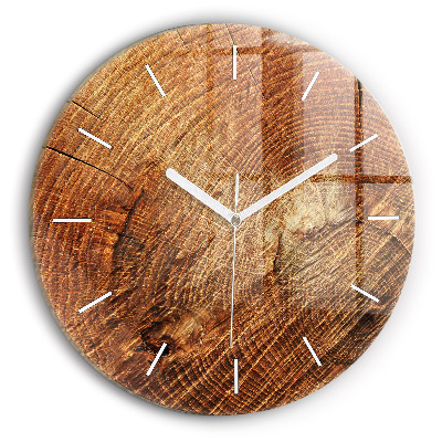 Horloge ronde 'Vieille souche d''arbre'