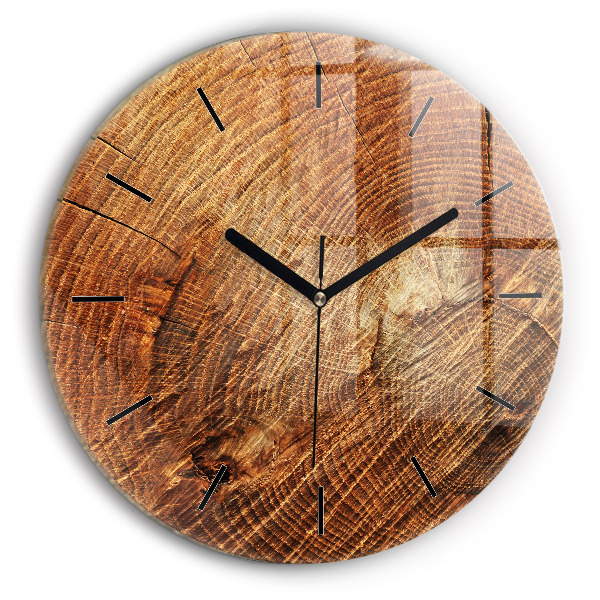 Horloge ronde 'Vieille souche d''arbre'