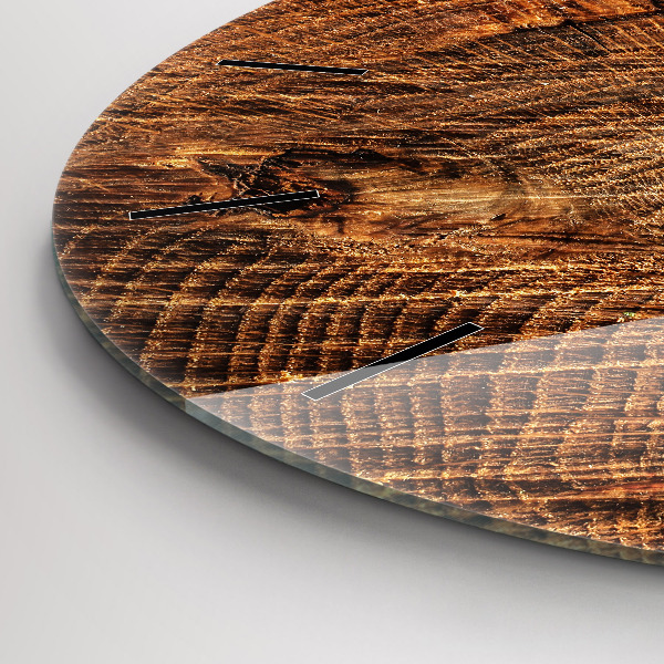 Horloge ronde 'Vieille souche d''arbre'