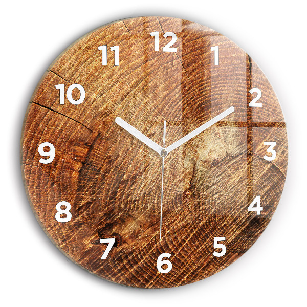 Horloge ronde 'Vieille souche d''arbre'