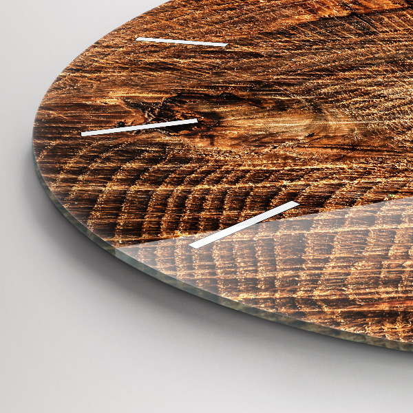 Horloge ronde 'Vieille souche d''arbre'