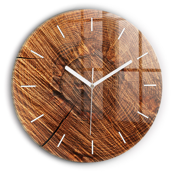 Horloge ronde Bois décoratif