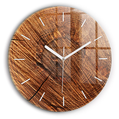 Horloge ronde Bois décoratif