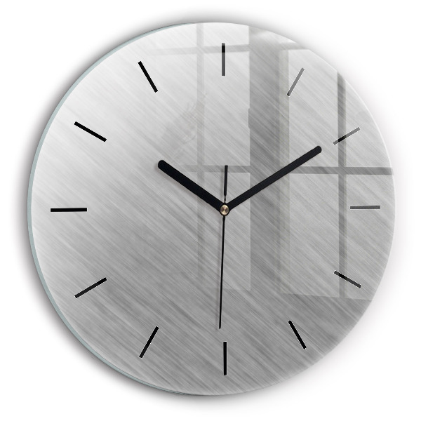 Horloge ronde Mur métallique