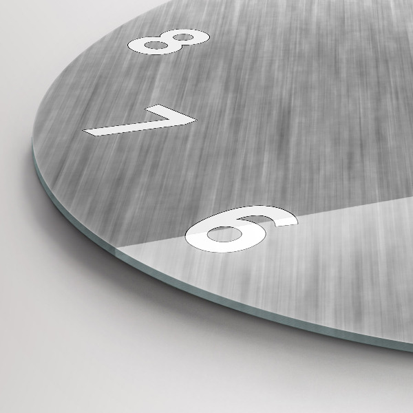 Horloge ronde Mur métallique