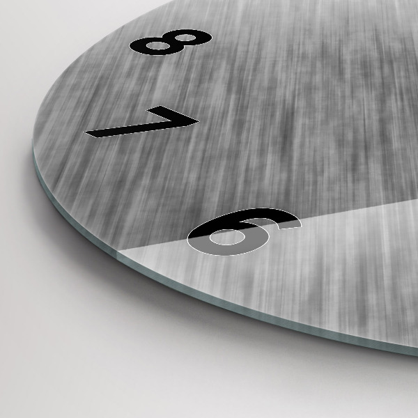 Horloge ronde Mur métallique