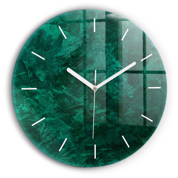 Horloge ronde 'Mur d''émeraude'