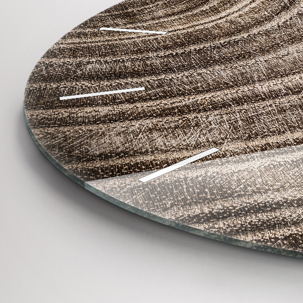 Pendule murale ronde Tronc