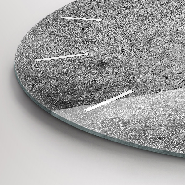 Pendule murale ronde Mur industriel