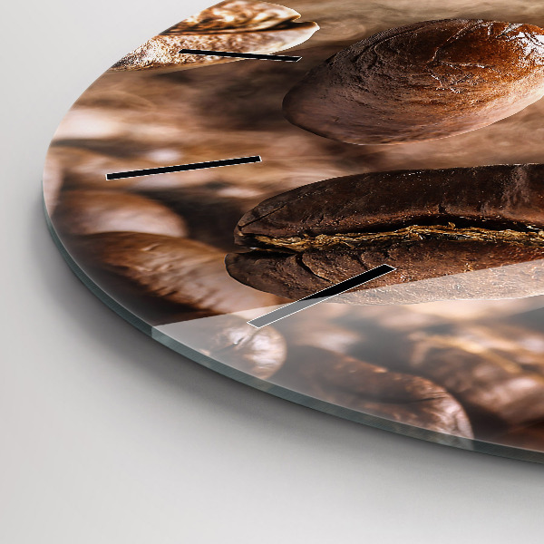 Pendule murale ronde Café en grains