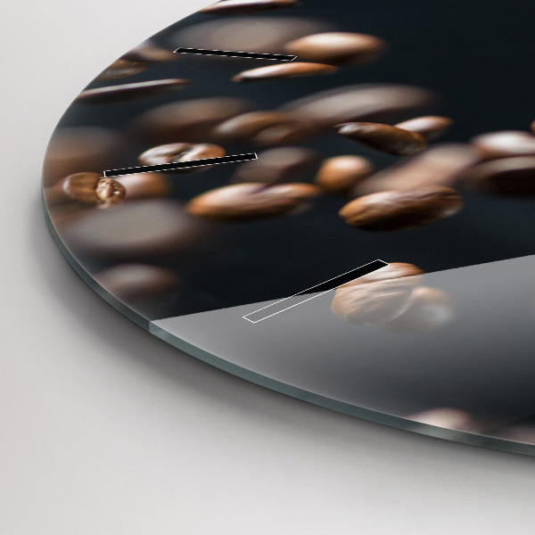 Horloge ronde Café en grains