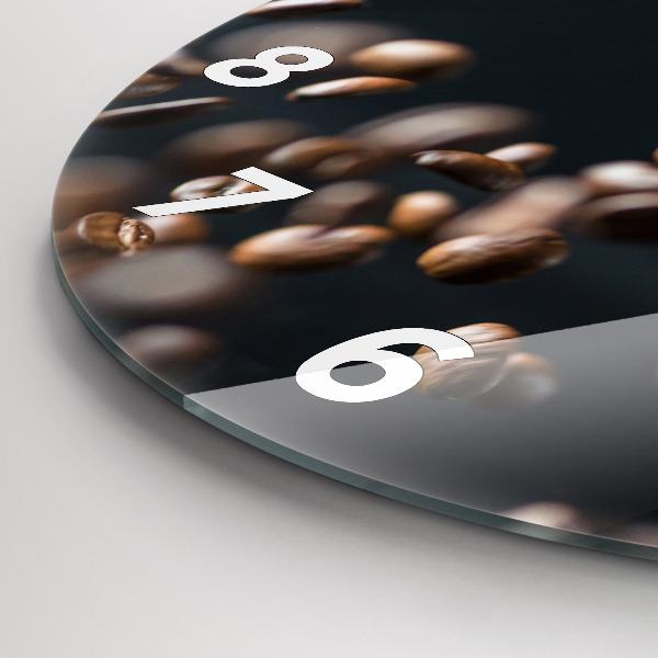 Horloge ronde Café en grains