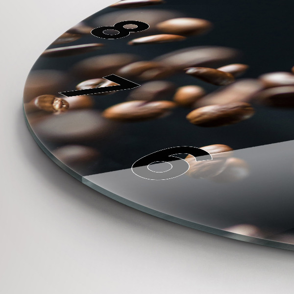 Horloge ronde Café en grains