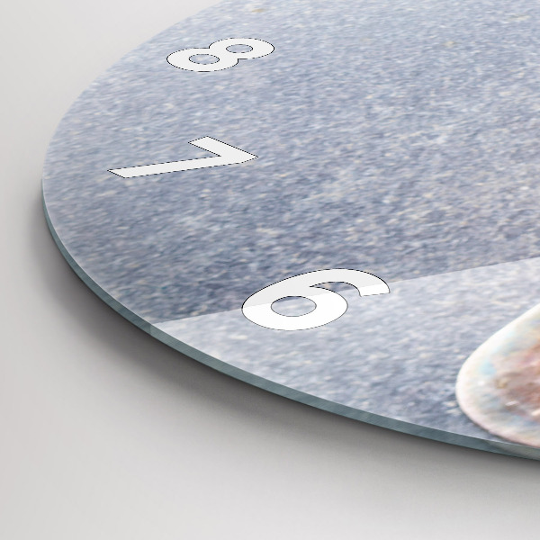 Horloge ronde Un morceau de gâteau