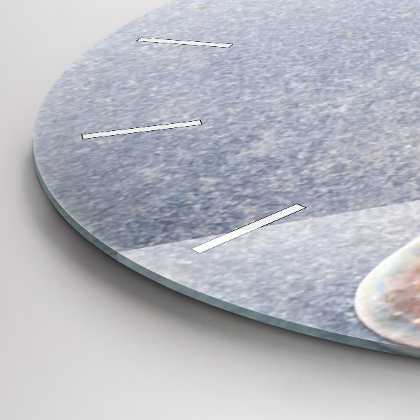 Horloge ronde Un morceau de gâteau