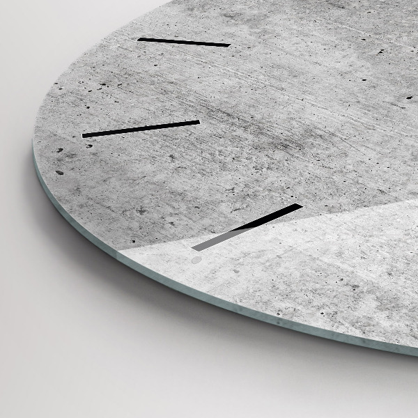 Horloge ronde Mur brut