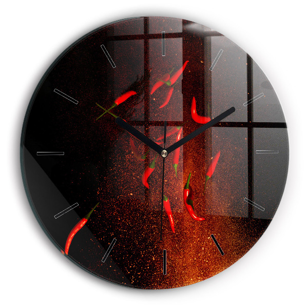 Horloge ronde Piments