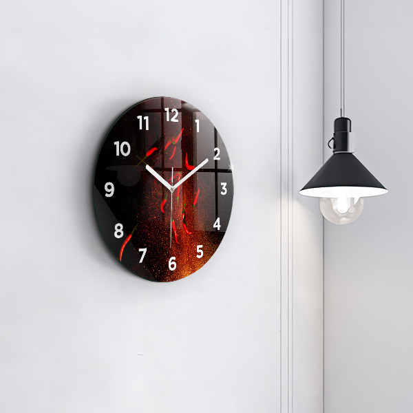 Horloge ronde Piments