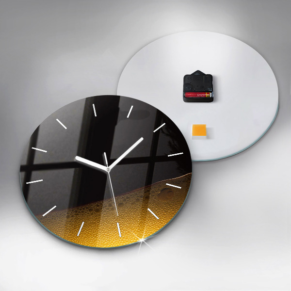 Horloge ronde 'du jus d''orange'