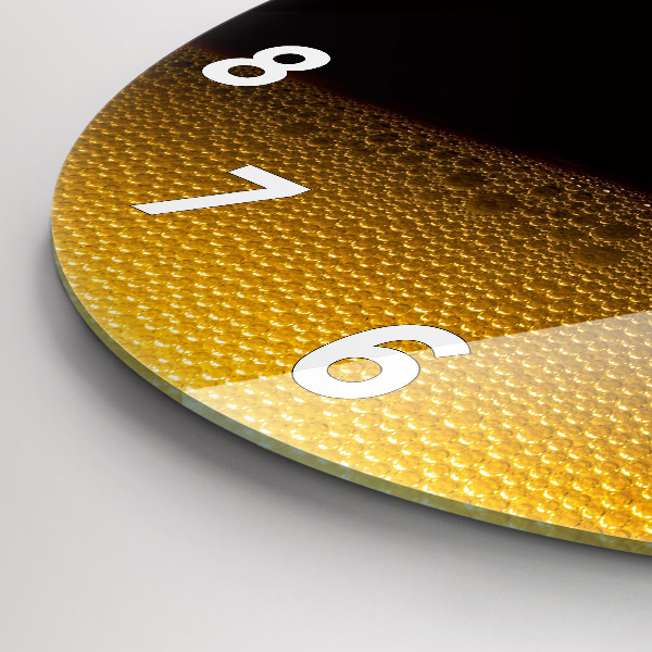 Horloge ronde 'du jus d''orange'