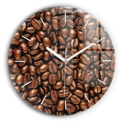 Horloge ronde Café en grains