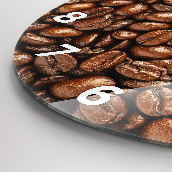 Horloge ronde Café en grains