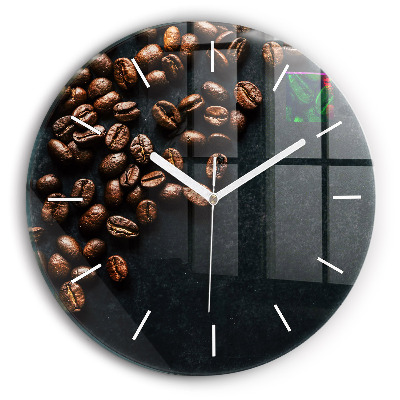 Horloge ronde Café en grains