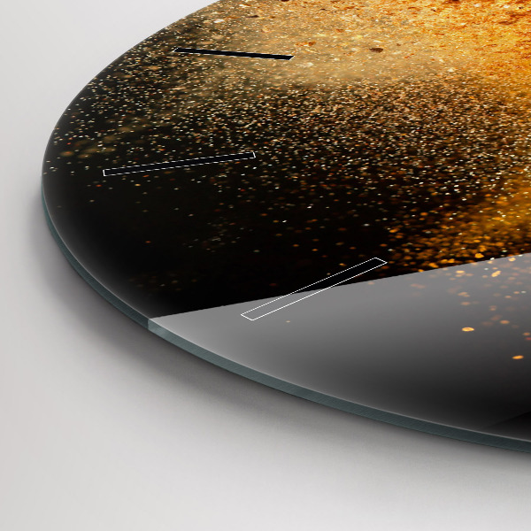 Horloge ronde Épices dispersées