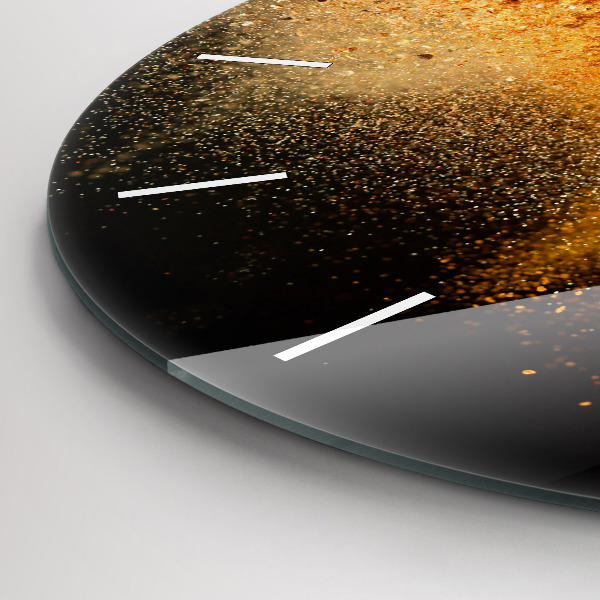 Horloge ronde Épices dispersées