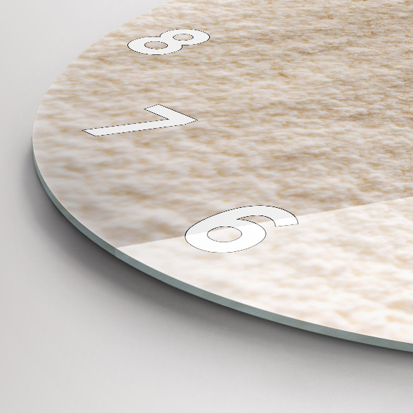 Horloge ronde Farine et épis de céréales