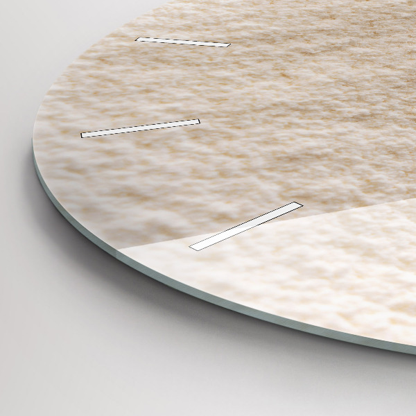 Horloge ronde Farine et épis de céréales