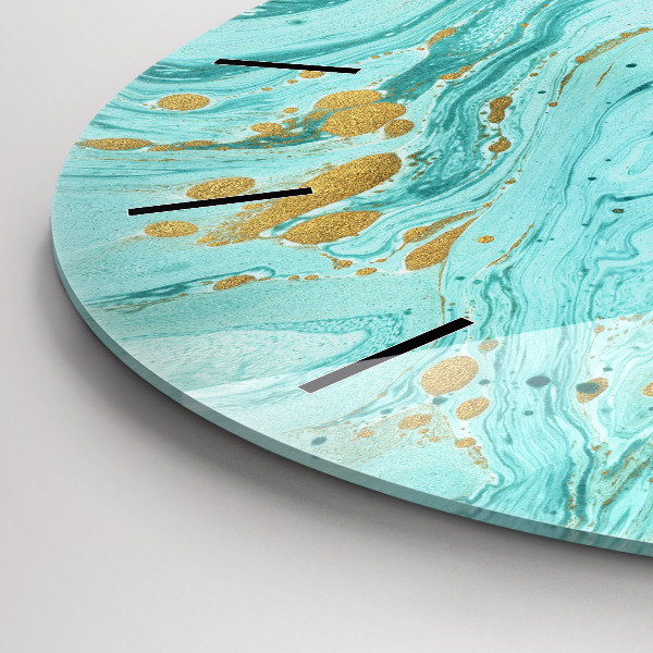 Horloge ronde Texture de marbre