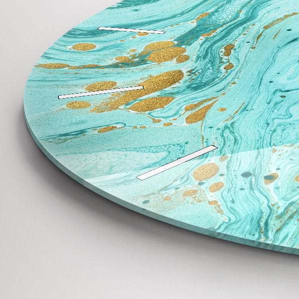 Horloge ronde Texture de marbre