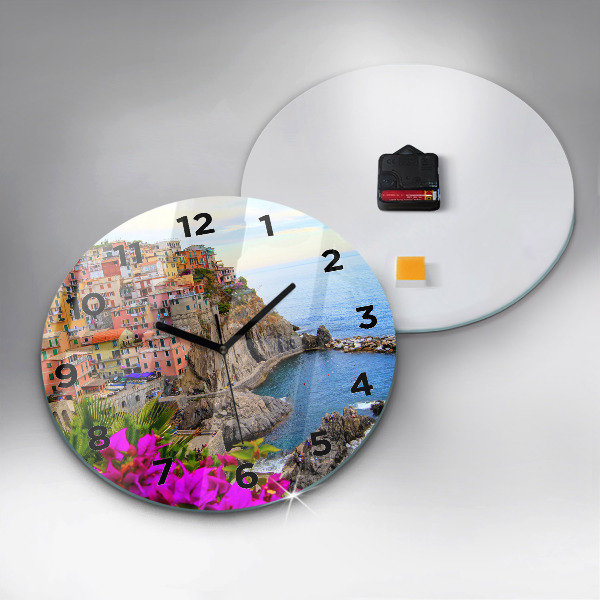 Horloge ronde Côte des Cinque Terre