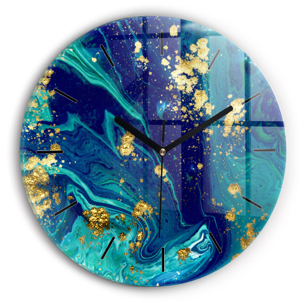 Horloge ronde Abstraction moderne