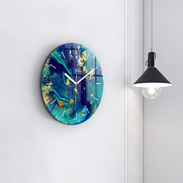 Horloge ronde Abstraction moderne