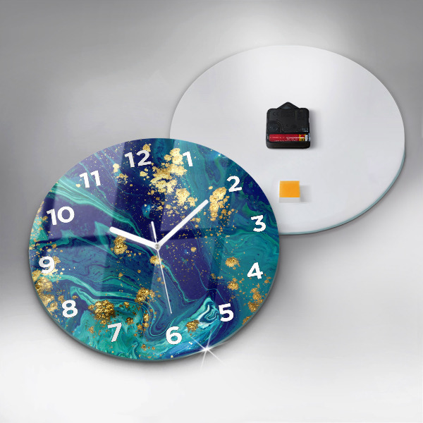 Horloge ronde Abstraction moderne