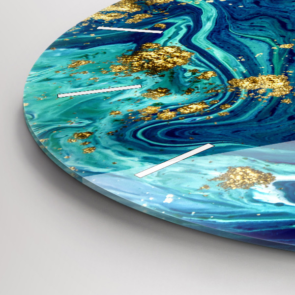 Horloge ronde Abstraction moderne