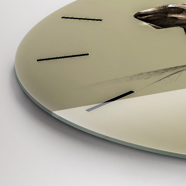 Horloge ronde Orignal graphique