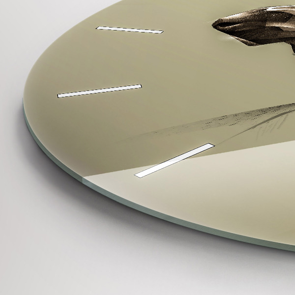 Horloge ronde Orignal graphique