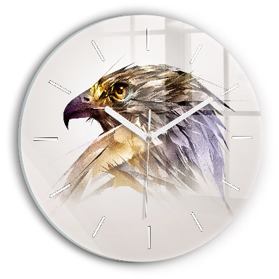 Horloge ronde Oiseau de prédation