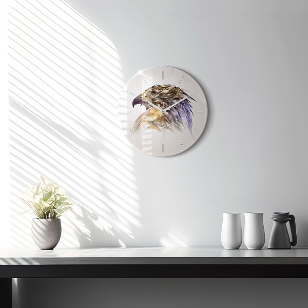Horloge ronde Oiseau de prédation