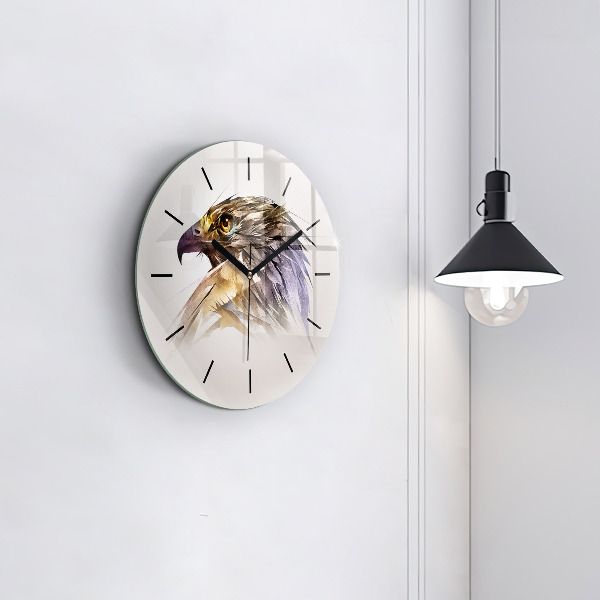 Horloge ronde Oiseau de prédation