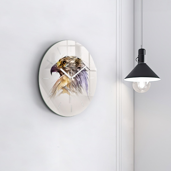 Horloge ronde Oiseau de prédation