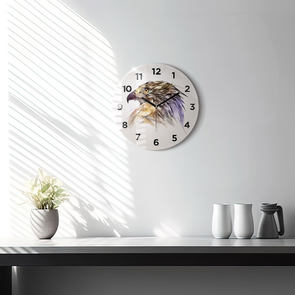 Horloge ronde Oiseau de prédation
