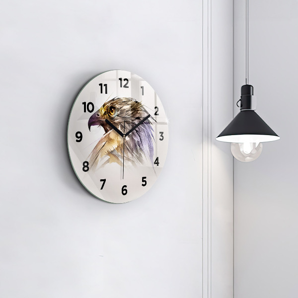 Horloge ronde Oiseau de prédation