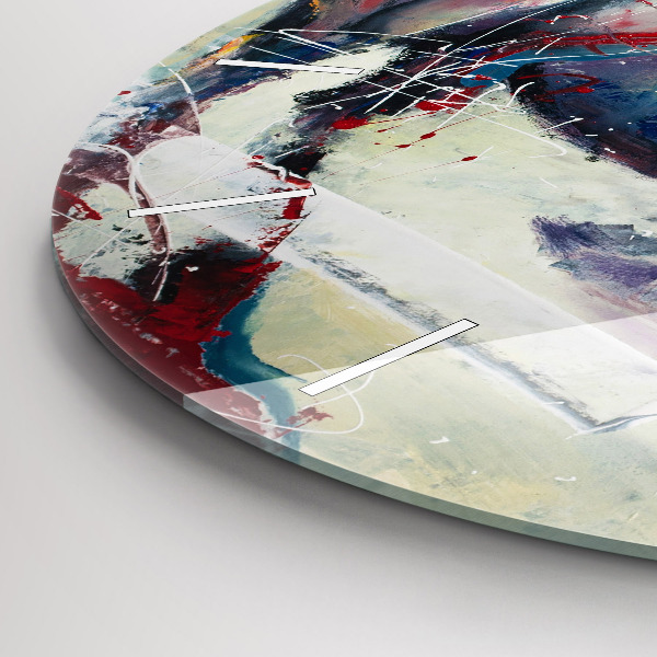 Horloge ronde Illustration de chevaux au galop