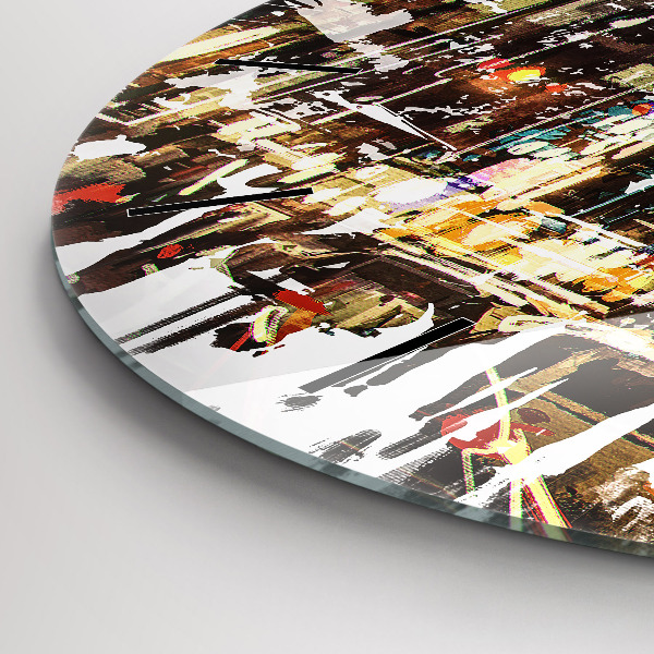 Horloge ronde La ville de New York